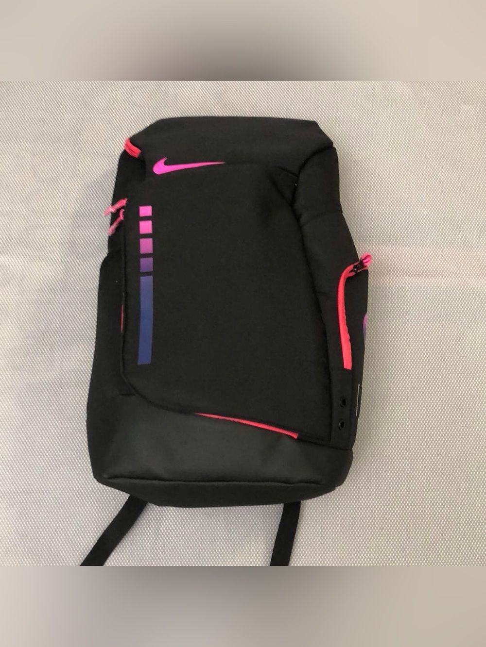 💕Nike Black Backpack with Pink and Purple Accents